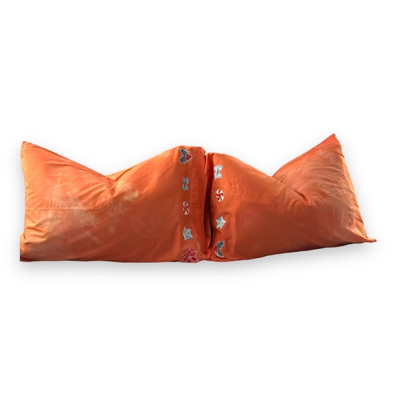 Eco Dyed Set of 2 Pillow Cases “winter wonderland” OOAK NWT - Picture 4 of 7